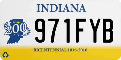 IN license plate 971FYB