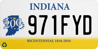 IN license plate 971FYD