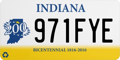 IN license plate 971FYE