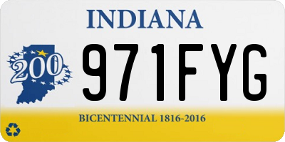 IN license plate 971FYG