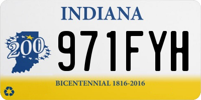 IN license plate 971FYH