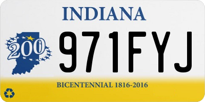 IN license plate 971FYJ
