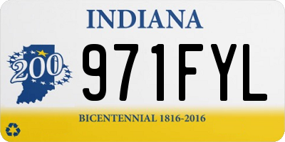 IN license plate 971FYL