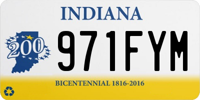 IN license plate 971FYM