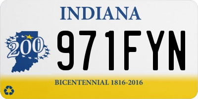 IN license plate 971FYN