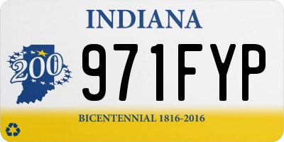 IN license plate 971FYP