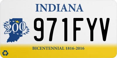 IN license plate 971FYV