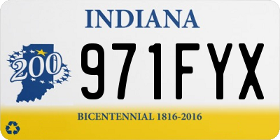 IN license plate 971FYX