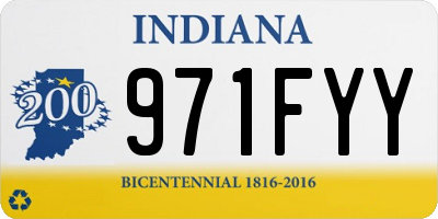 IN license plate 971FYY