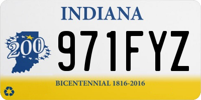 IN license plate 971FYZ