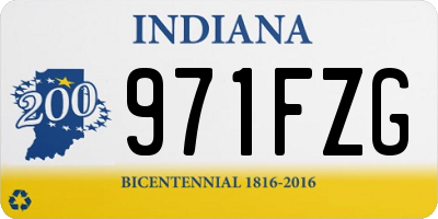 IN license plate 971FZG