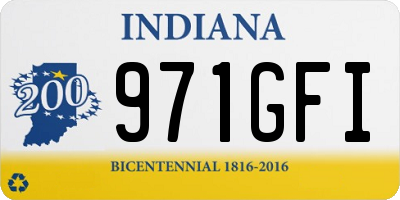 IN license plate 971GFI