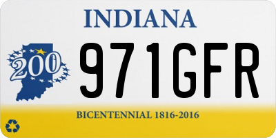 IN license plate 971GFR