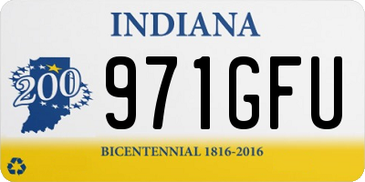 IN license plate 971GFU
