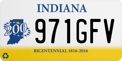 IN license plate 971GFV