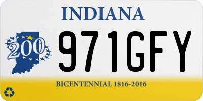 IN license plate 971GFY
