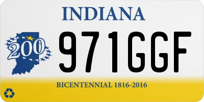 IN license plate 971GGF