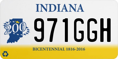IN license plate 971GGH