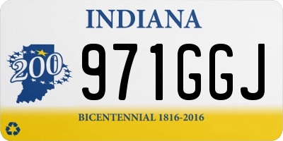 IN license plate 971GGJ