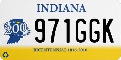 IN license plate 971GGK