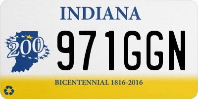 IN license plate 971GGN
