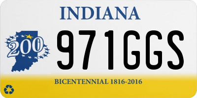 IN license plate 971GGS