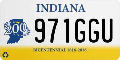 IN license plate 971GGU