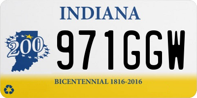 IN license plate 971GGW