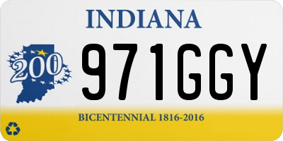 IN license plate 971GGY