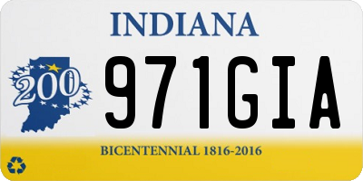 IN license plate 971GIA