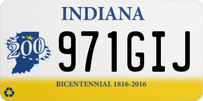 IN license plate 971GIJ