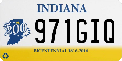 IN license plate 971GIQ