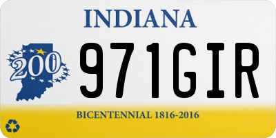 IN license plate 971GIR