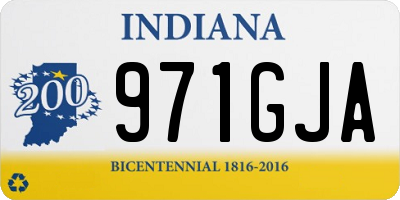 IN license plate 971GJA