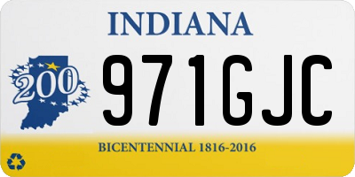 IN license plate 971GJC