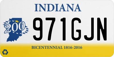 IN license plate 971GJN