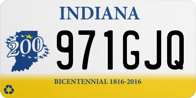 IN license plate 971GJQ