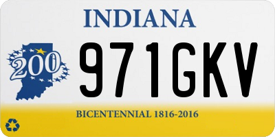 IN license plate 971GKV