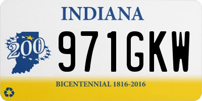 IN license plate 971GKW