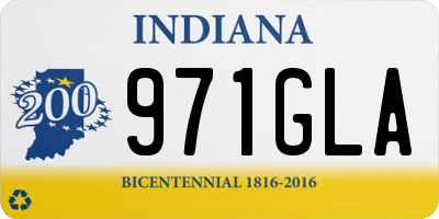 IN license plate 971GLA