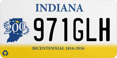 IN license plate 971GLH