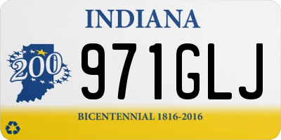 IN license plate 971GLJ
