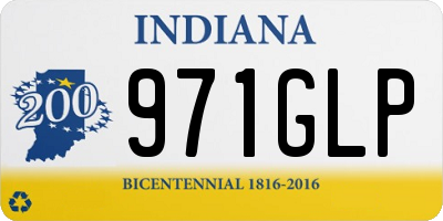 IN license plate 971GLP