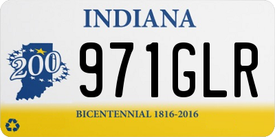 IN license plate 971GLR