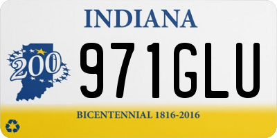 IN license plate 971GLU