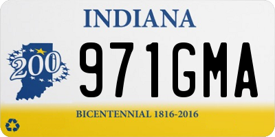 IN license plate 971GMA