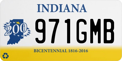 IN license plate 971GMB