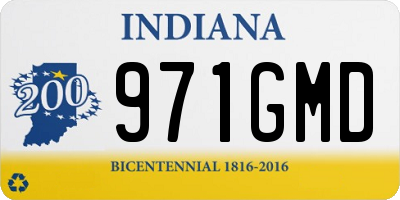 IN license plate 971GMD