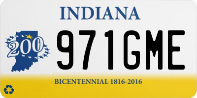 IN license plate 971GME
