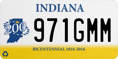 IN license plate 971GMM